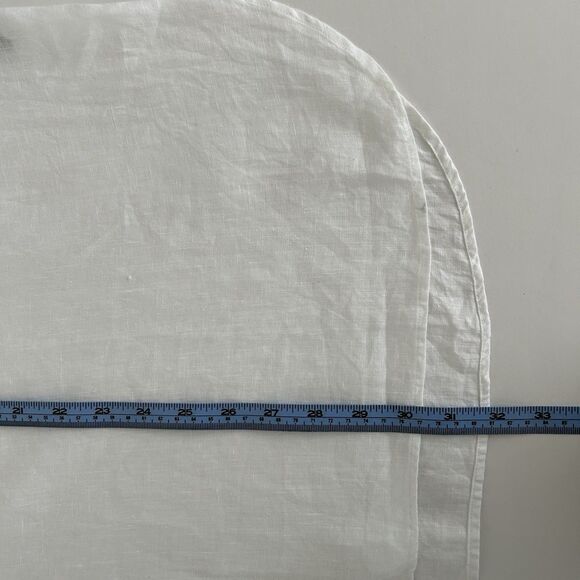 Lauren Ralph Lauren Linen Shirt Womens Sz 3XL White Tunic Long Sleeve Minimalist - Picture 8 of 11